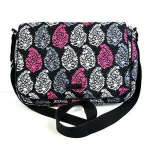 Vera Bradley Canterberry Messenger Bag Quilted Crossbody Handbag